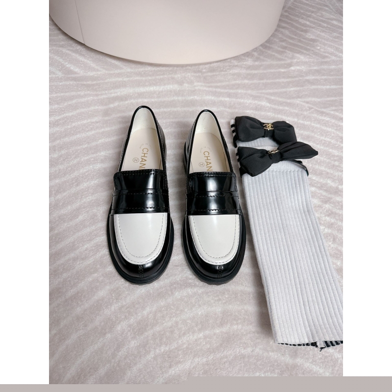 Ch*el leather shoes
